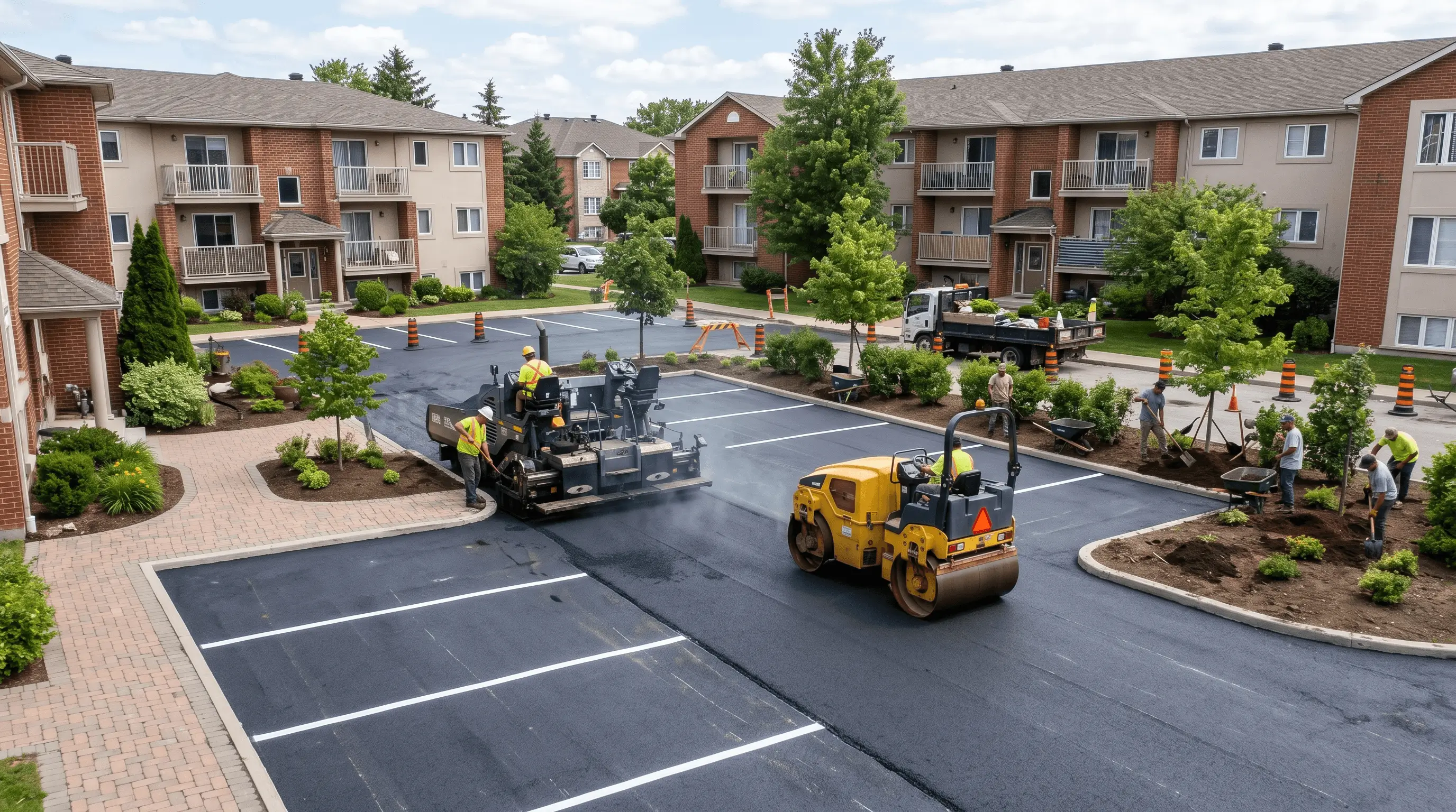 Асфальтирование дороги