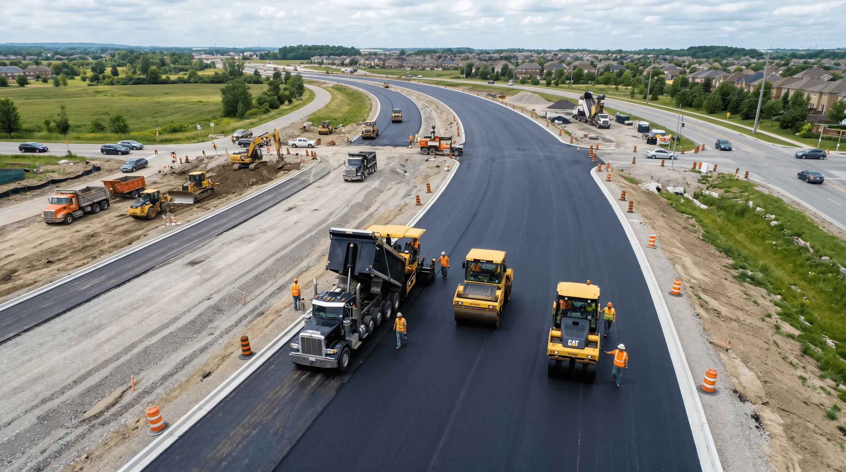 Укладка асфальта