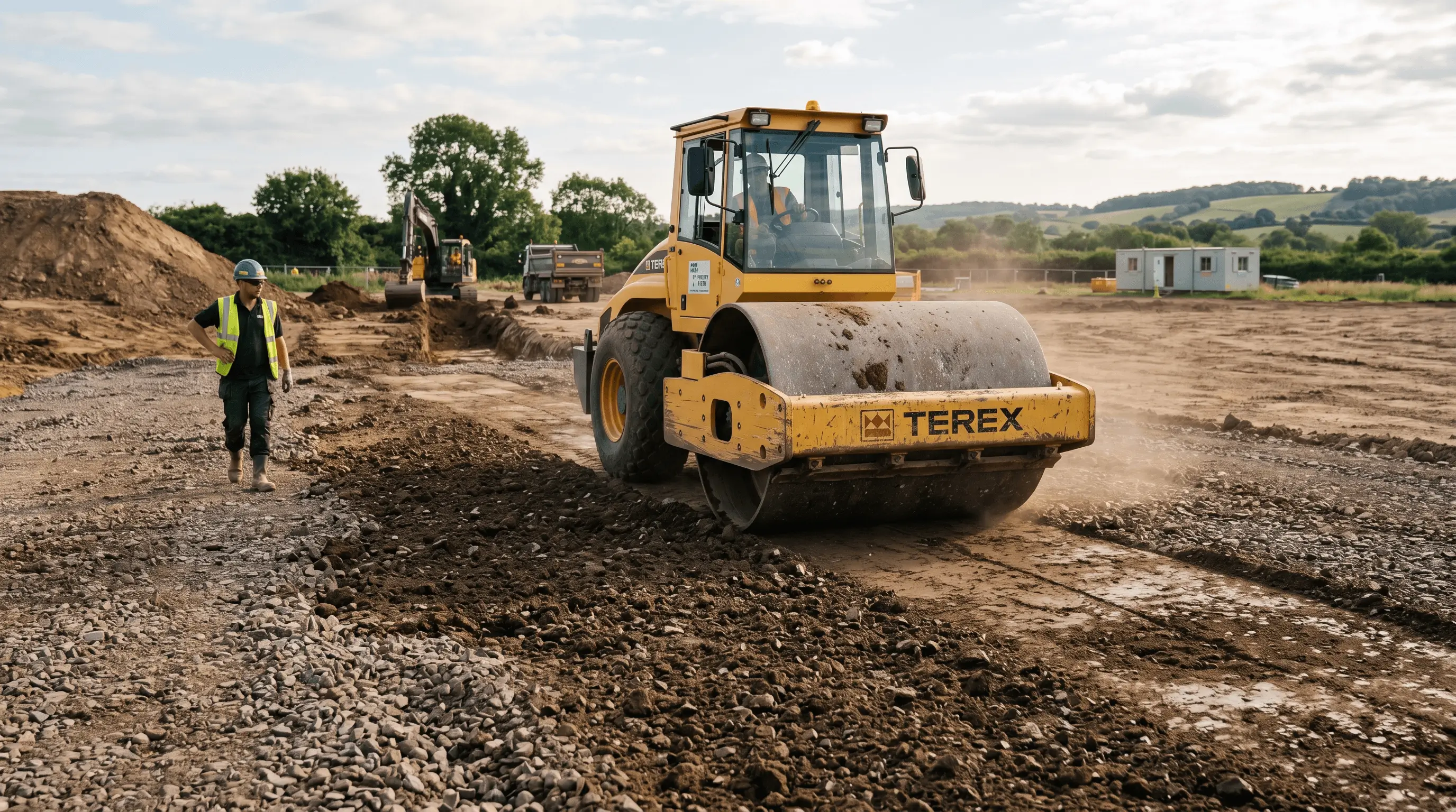 Аренда грунтовых катков 11, 20, 25 тонн